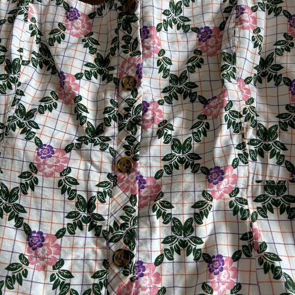 The East Order Tarshie Floral White print Sleeveless Midi Dress Size 3X - Picture 14 of 16